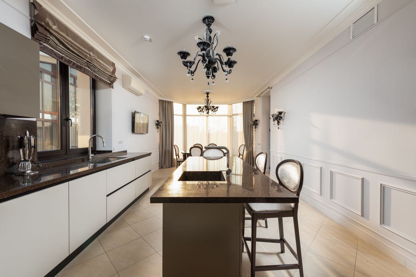 Parallel modular kitchen